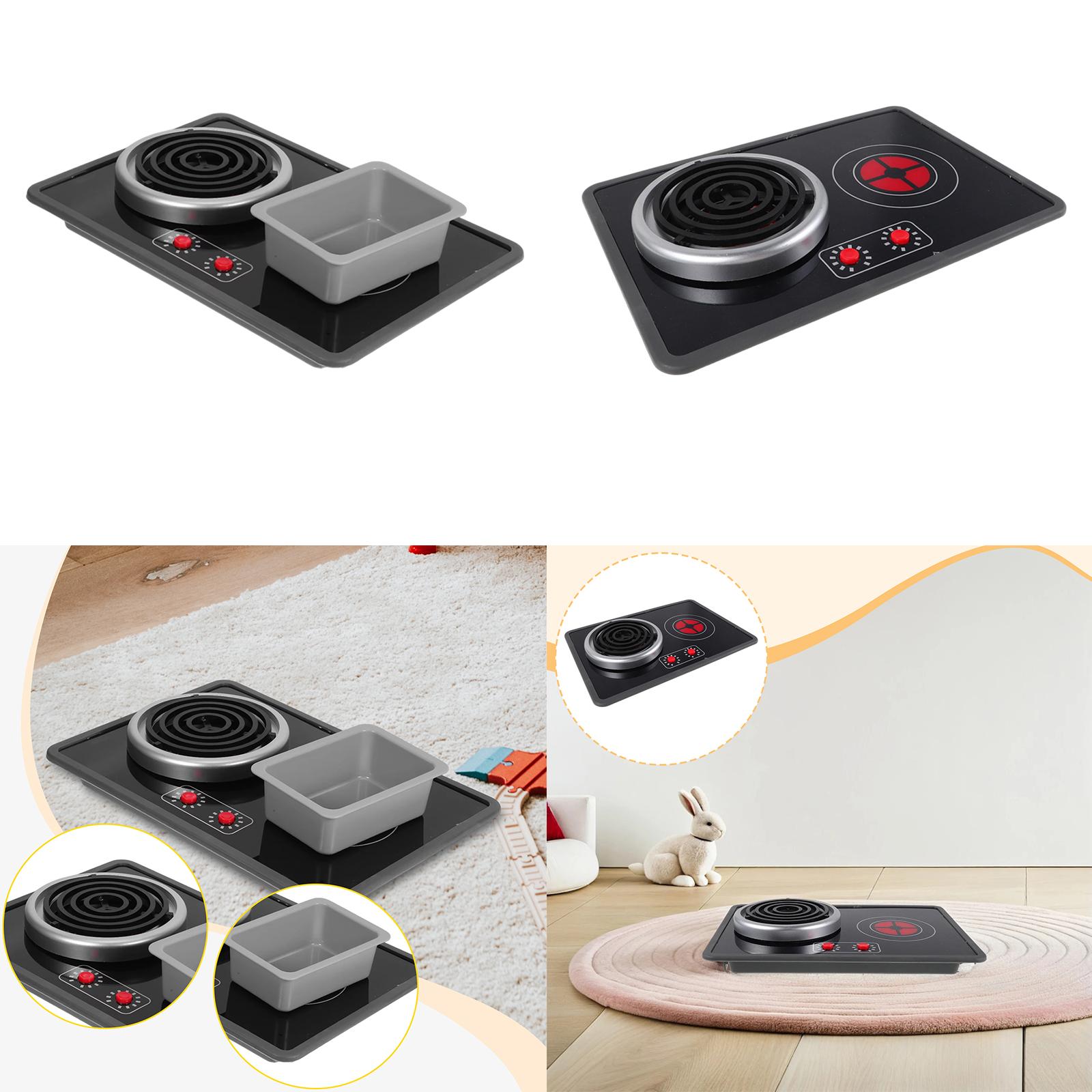 Kids Toys Kitchen - 어린이 주방 놀이용 스토브 장난감, 조명과
