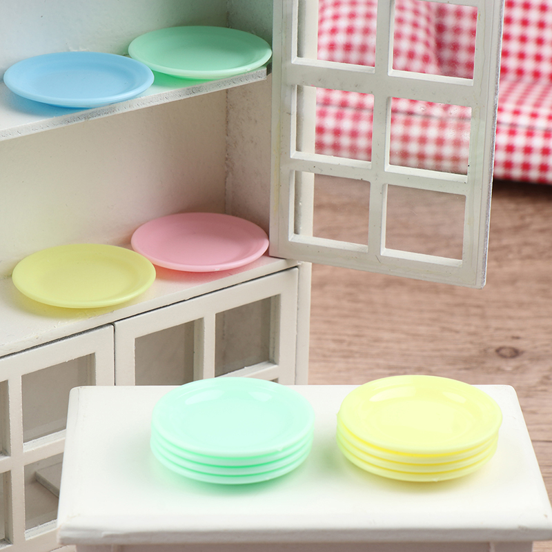 Kids Toys Kitchen - 인형 집 미니 음식 시뮬레이션 식판