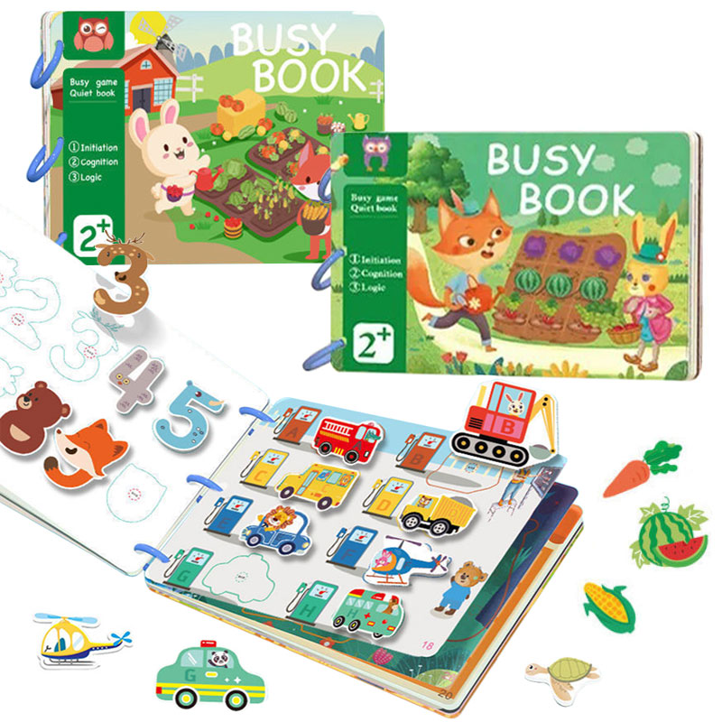Kids Quiet Toys - 몬테소리 아기 조용한 책 장난감 조기