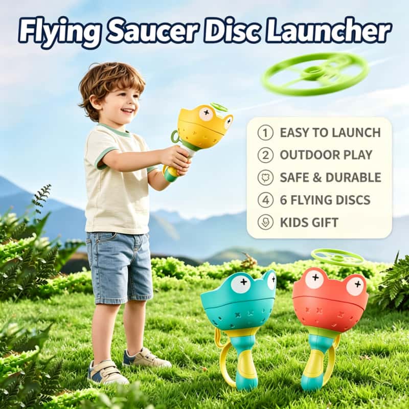 Kids Toys Variety - 플라잉 소서 디스크 발사기 어린이 비행