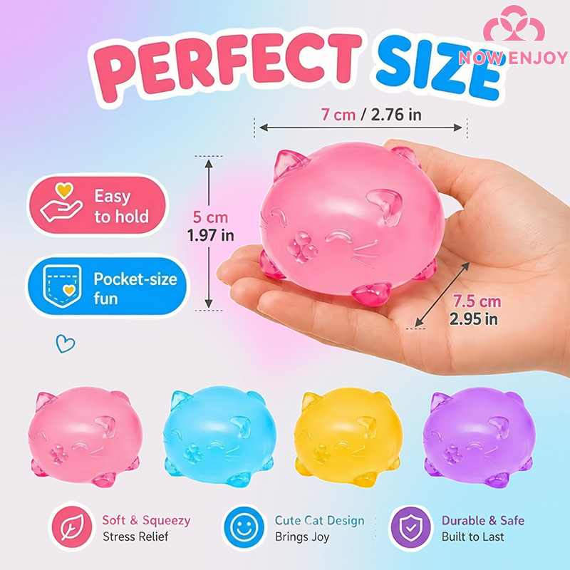 지금 바로 1개입 고무 고양이 스퀴시 장난감을 즐겨보세 - Kids Toys Now 리뷰 및 가격