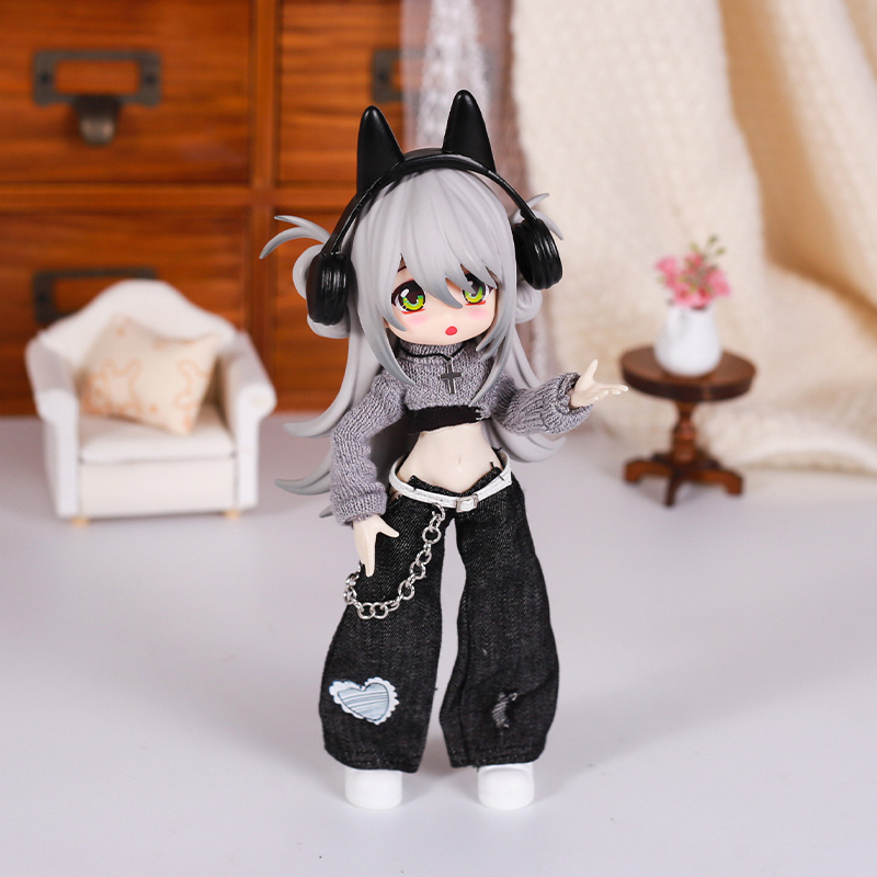 Bjd 인형 옷 거리 패션 기질 청바지 조끼 스웨터 세 - Kids Toys Variety 리뷰 및 가격