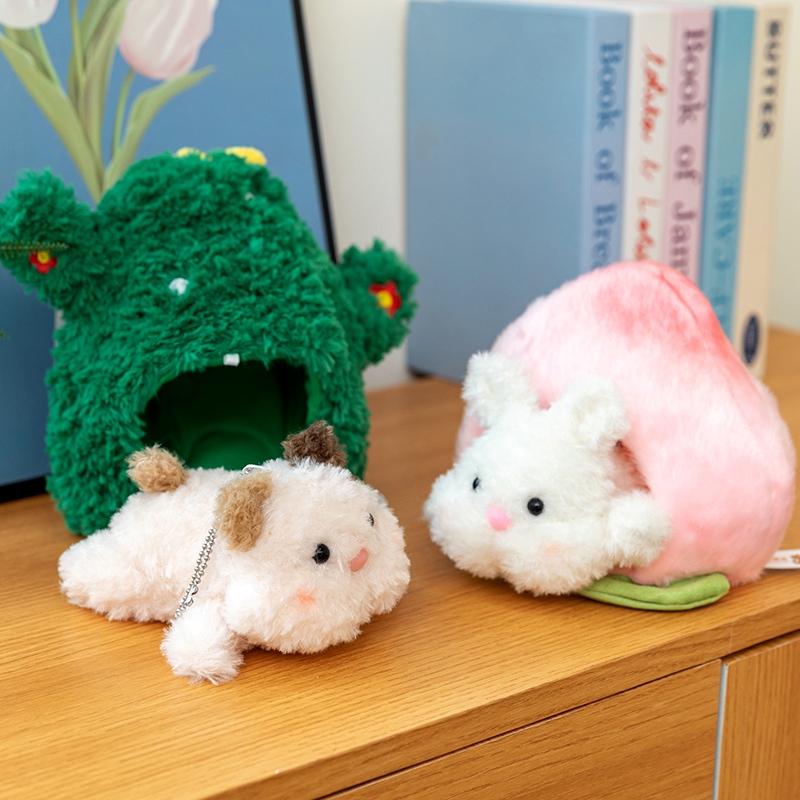 15-20cm 귀여운 동물 인형: 복숭아 토끼, 버섯  - Kids Toys Elephant 리뷰 및 가격