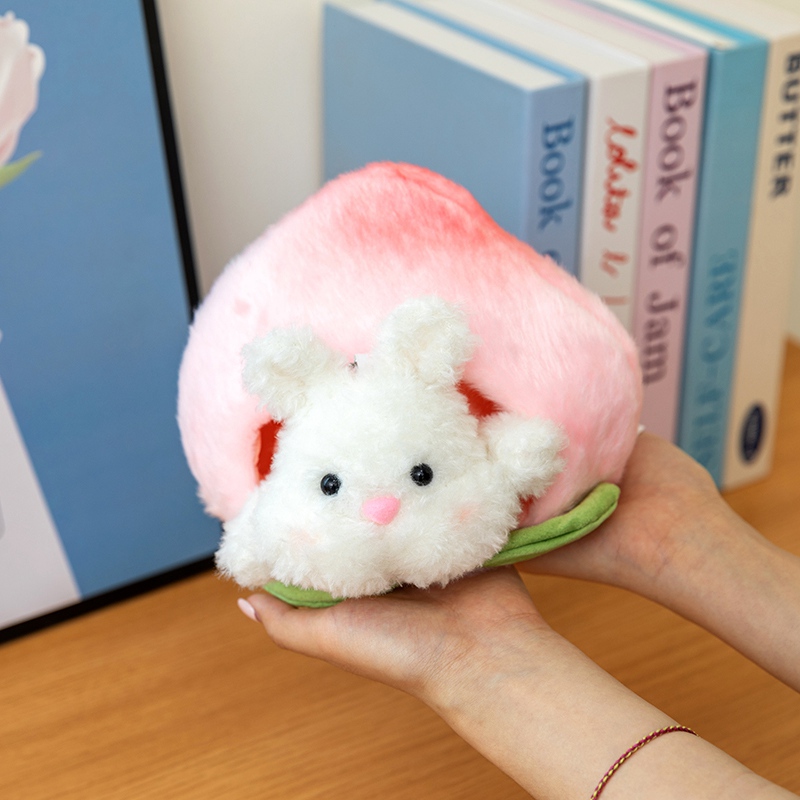 15-20cm 귀여운 동물 인형: 복숭아 토끼, 버섯  - Kids Toys Elephant 리뷰 및 가격
