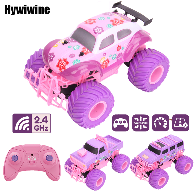 핑크 RC 자동차 전기 드라이브 오프로드 큰 바퀴 고속 - Kids Toys Electric Car 리뷰 및 가격