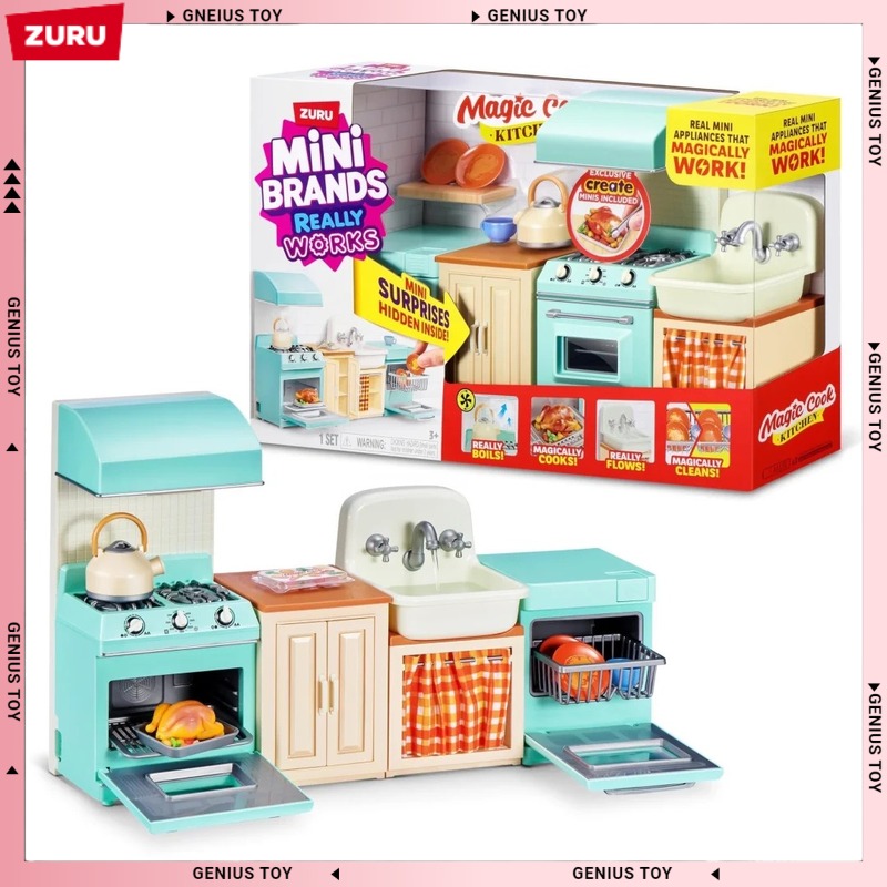 주루 미니 브랜드 매직 쿡 키친 세트 서프라이즈 장난감 - Kids Toys Kitchen 리뷰 및 가격