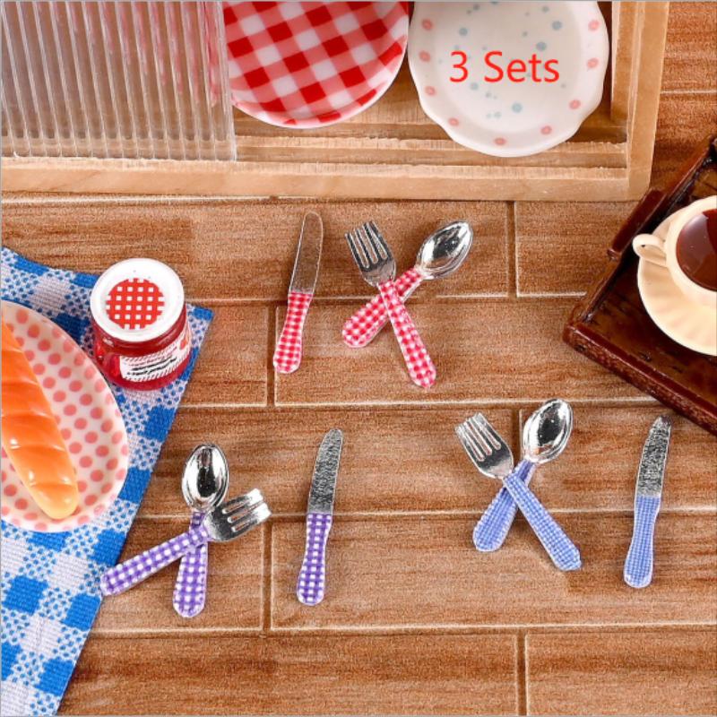 3종 세트 인형의 집 미니어처 주방 장난감 체크무늬 합 - Kids Toys Kitchen 리뷰 및 가격