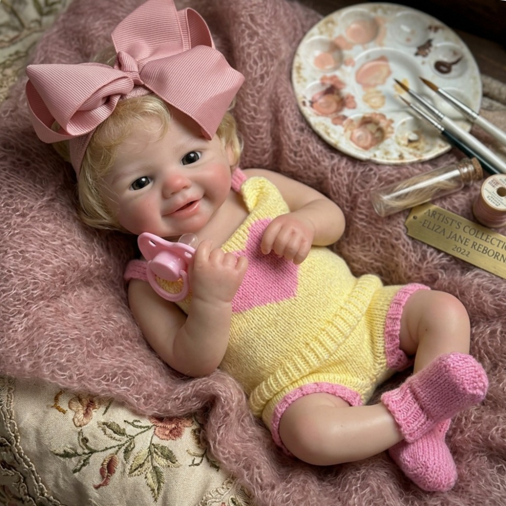 13인치 비비엔 실리콘 리본 베이비돌, 뿌리가 있는 머 - Kids Toys New Born 리뷰 및 가격