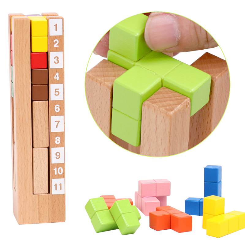타워 블록 나무 블록 어린이를위한 교육 장난감 큐브 게 - Kids Toys Now 리뷰 및 가격