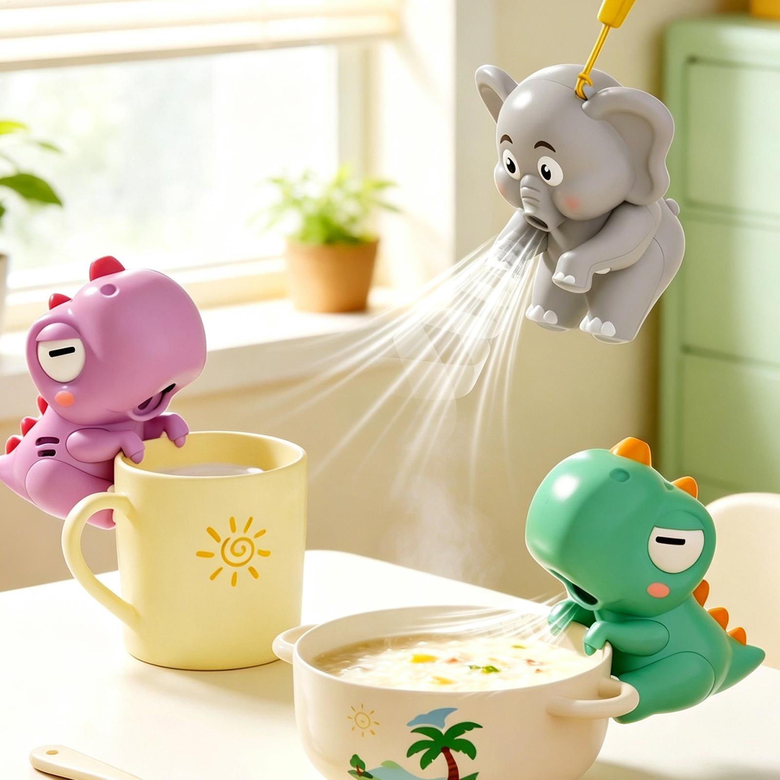 귀여운 코끼리 모양 컵 걸이형 미니 선풍기 이유식 냉각 - Kids Toys Elephant 리뷰 및 가격