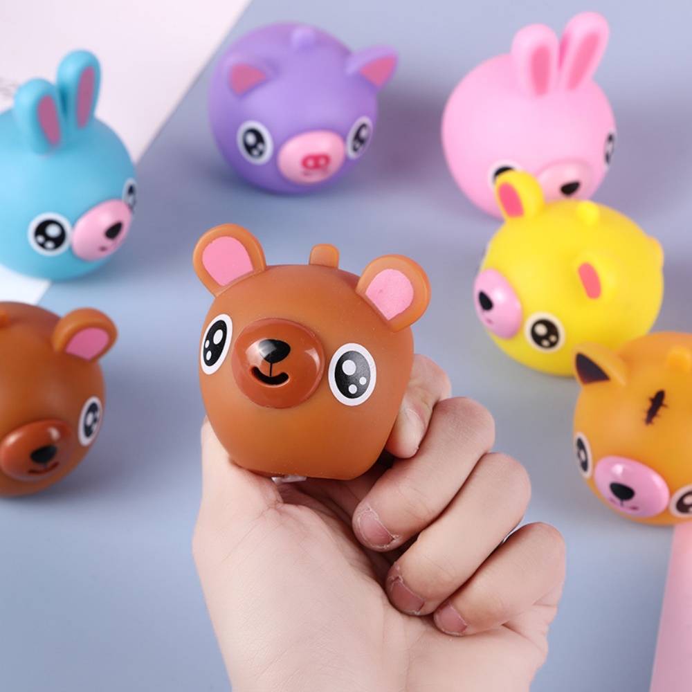 소리 나는 돼지 스퀴즈 동물 공, 소리 나는 감압 고무 - Kids Quiet Toys 리뷰 및 가격