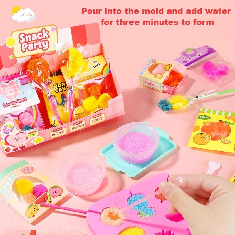DIY 미니어처 음식 장난감 세트 DIY 젤리 샌드 음 - Kids Toys Kitchen 리뷰 및 가격
