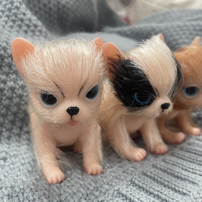 5인치 전신 실리콘 귀여운 미니 동물 치와와 강아지 인 - Kids Toys New Born 리뷰 및 가격