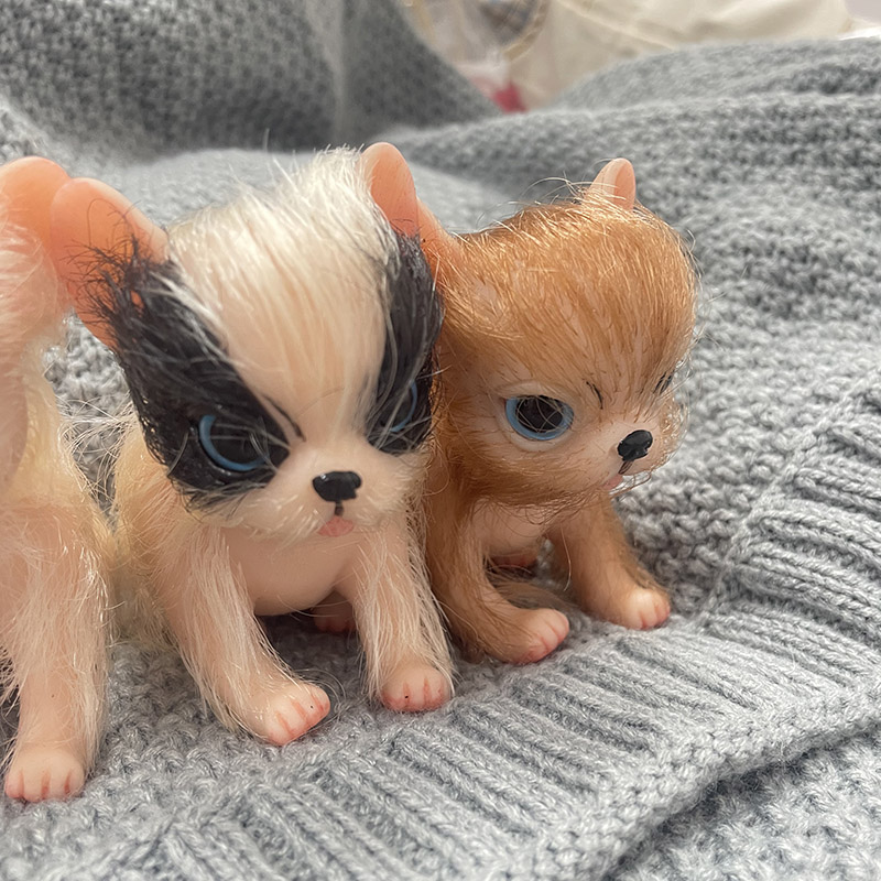5인치 전신 실리콘 귀여운 미니 동물 치와와 강아지 인 - Kids Toys New Born 리뷰 및 가격