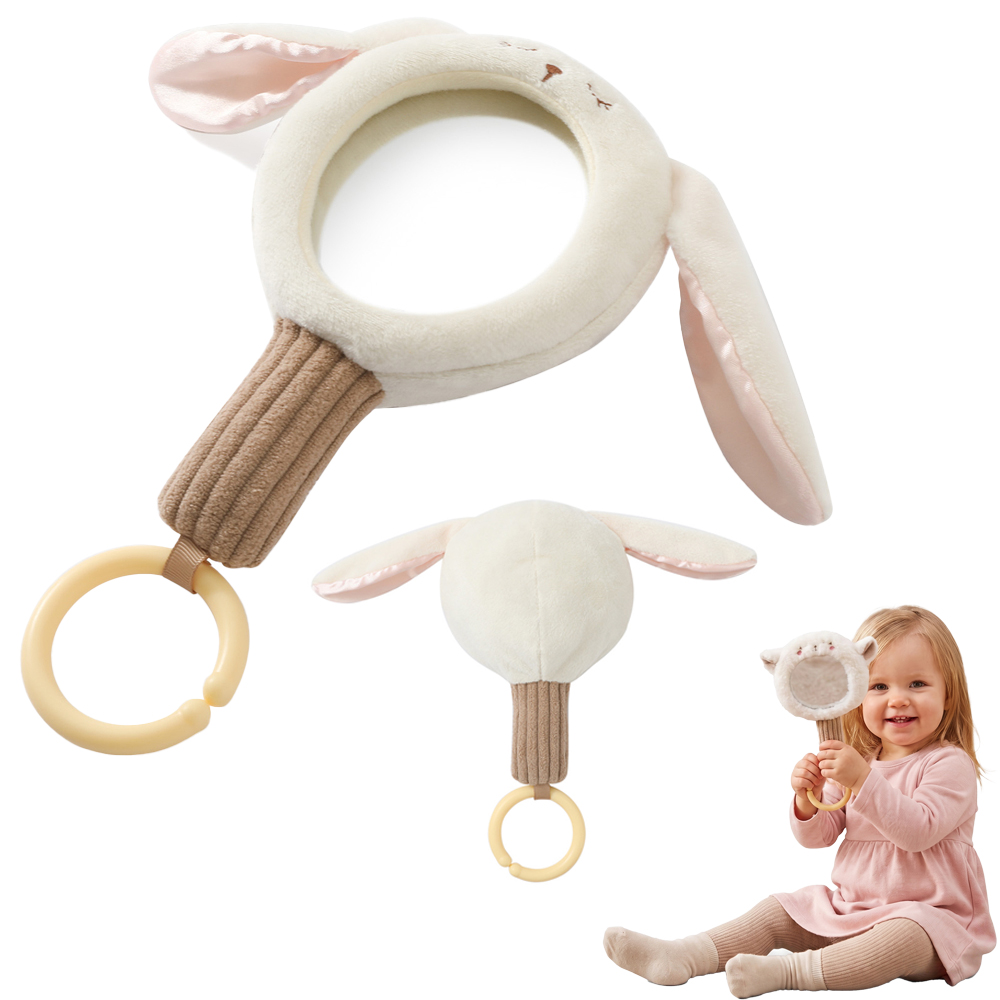 아기 장난감 거울 감각 자극 신생아 선물 플러시 토끼  - Kids Toys New Born 리뷰 및 가격