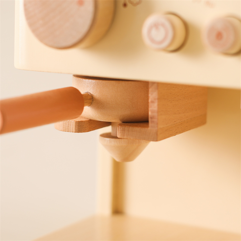 어린이 나무 몬테소리 장난감 세트 어린이 커피 기계 주 - Kids Toys Kitchen 리뷰 및 가격