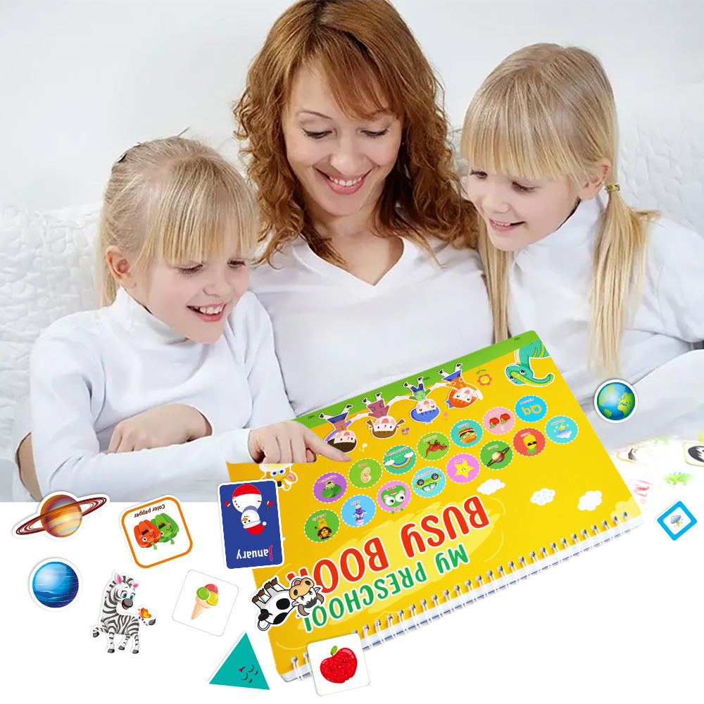 어린이용 비지 북, 미취학 아동 학습 반복 스티커 북, - Kids Toys Now 리뷰 및 가격